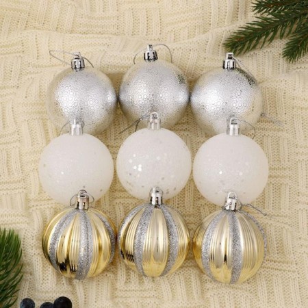 Set of balls plastic D-6 cm, 9 pcs "Flinking"