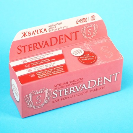 Stervadent chewing gum, taste: Tutti-Futti, 48 g.-1