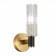 Sconces st. SL1238.301.01. Casali. 1x40 W, E14, 10x24.7 cm, brass color