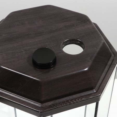 Aquarium "Binter" with a lid, 50 liters, 33 x 33 x 60/67 cm, wenge-3