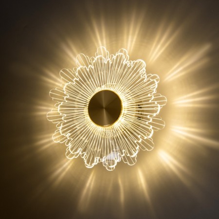 Bra "Astrelia" Led 3000k gold 20x20x10cm-2