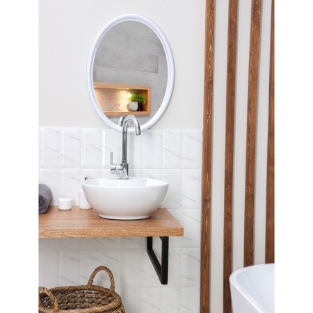 Sonata mirror, snow-white color-1