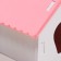 House for rodents with a triangular roof, 10 x 9 x 10.5 cm, pink