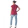 Female T -shirt, size 48, burgundy color