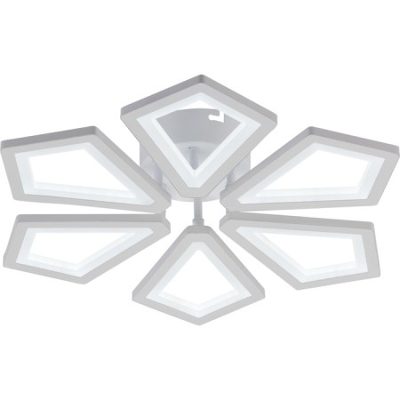 Ceiling light ESCADA, 10284/6LED. 1x65W, LED, 6040LM, 3000/4000/6500K, 470x470x85 mm, white color-1