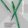 Gel handle R-301 Original Gel, node 0.5 mm, green ink, letter line length 600 meters