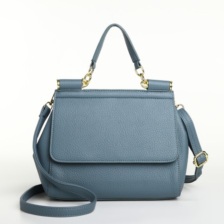 Women's bag on magnet Textura, small size, color gray-blue-2