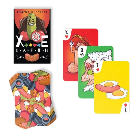 Playing cards "Hu... E", 36 cards, 18+-1