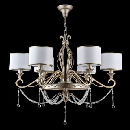 Fiore 6x40W E14 Antique gold chandelier-2