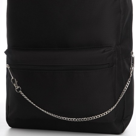 School textile school with a chain, 38x29x11 cm, black color-6