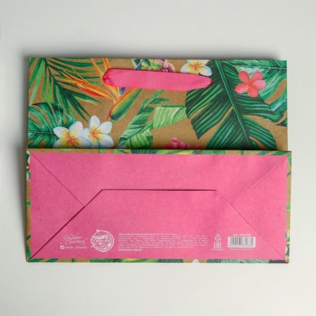 Package Gift Craft Horizontal, Packaging, Tropical Gift, 23 x 18 x 10 cm-3