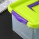 Container for storage with a lid, 4 l, 29 × 19 × 13 cm, lighting color