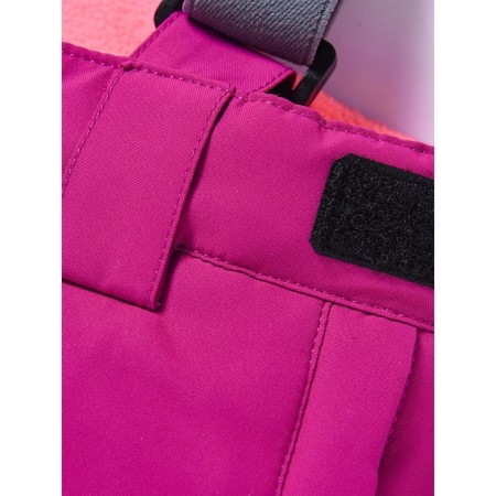 Ski costume for a girl, height 140 cm, raspberry color-12