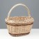 Kalina basket, 34 × 25 × 19/33 cm, manual weaving, willow