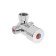 Accoona A9020ST sink mixer, sensory, brass, weapon steel color