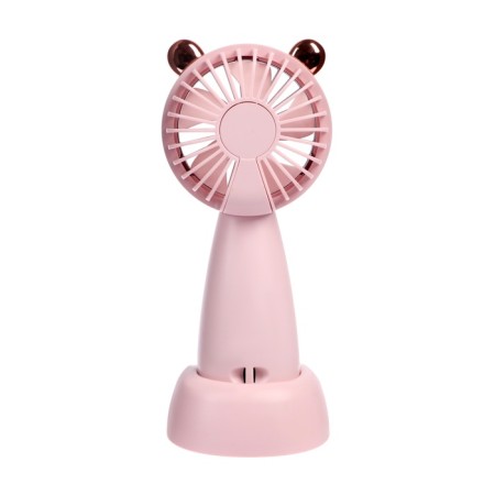 Gift set fan and umbrella, pink-7