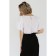 Velvet skirt with a cut on the front, size 42