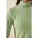 Women's turtleneck with short sleeve Eliseeva Olesya, size 58, green color