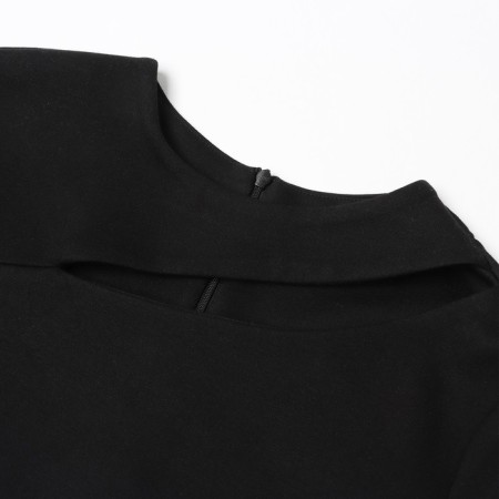 Women's dress, black color, size 42 (XS)-6