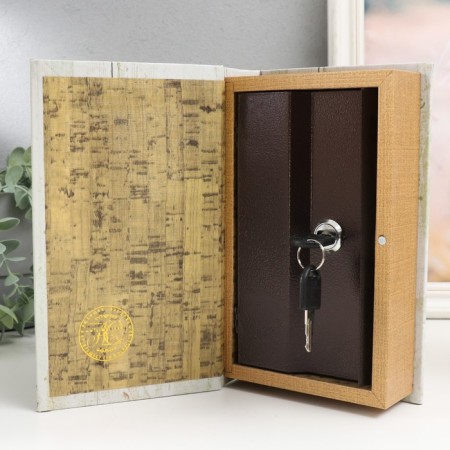 Safe-book wood to the leatherette "Family Tree" 21x13x5 cm-2
