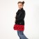 Sports bag with lightning, red color