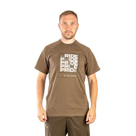 Pride Quadro T-shirt, cotton, light brown, rf XS-1