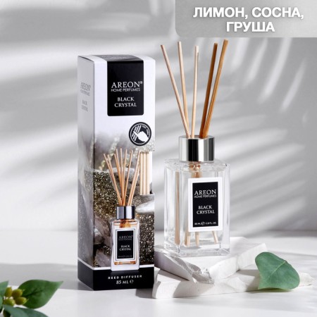 The aromatic diffuser for the home areon Sticks, 85 ml, black crystal