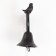 Bell souvenir cast iron "Bird and twig with leaves"