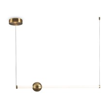 Подвесной светильник Freya FR5387PL-L14.5BS1 Pina, 100х2500 мм, LED, 14,5Вт, 1200Лм, 3531К, цвет латунь