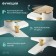 Bath mixer Zein Z3891, single -leaf, watering can 3 modes, hose, holder, white/Gold