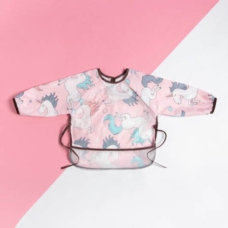 Apron Children's Ethel "Unicorn", col. pink, height 90-105 cm-2