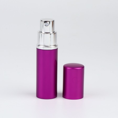 Perfume bottle, with a spray, 10 ml, purple color-8