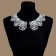 Collar sewing, guipyur, 23 × 7.5 cm, white color