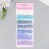 Round beads "from blue to lilac" 6 colors x 10 grams