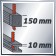Sable Einhell TC-AP 650 E, 650 W, 500-3000 move/min, drank 150mm