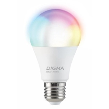 Smart lamp Digma Dilight, E27, N1, RGB, Wi-Fi, 8 W, 800 lm