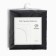 Gum shell "Jet Black" 160x200x25 cm, black color, 100% cotton, maco-satin, 114g/m2