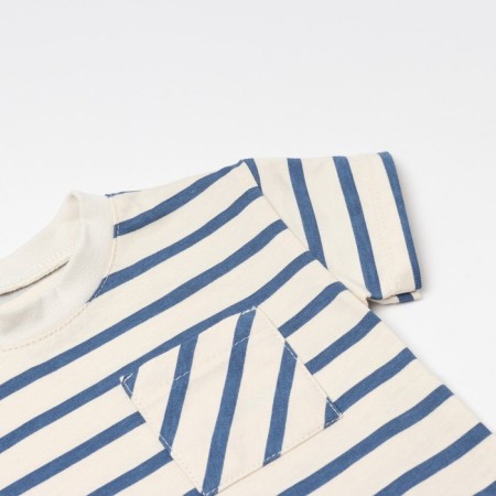 Set: T-shirt and pants crumb I am Basic Line, height 68-74 cm, blue-1