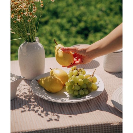 Ceramic plate SL Home "Arena Blanca", d = 30 cm, white color-8