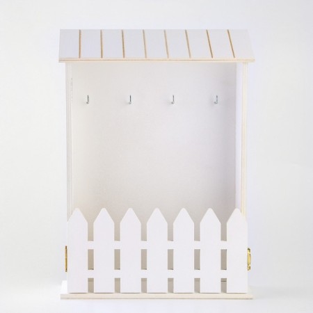 The keybox is “white”, 22.5 x 30.5 x 5.7 cm.-4