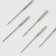 Needles for household sewing machines, universal, No. 80, 5 pcs, nu