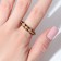 Leopard ring, color in gold, dimensionless
