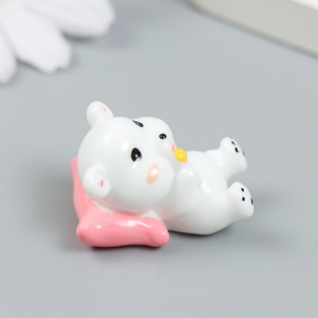 Figure for Florarium Polystone "Bear Resting" 3x2 cm-1