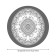 The tablecloth “Openwork circles”, round, oxford, elastic band, size 120x120 cm, diameter 75-100 cm
