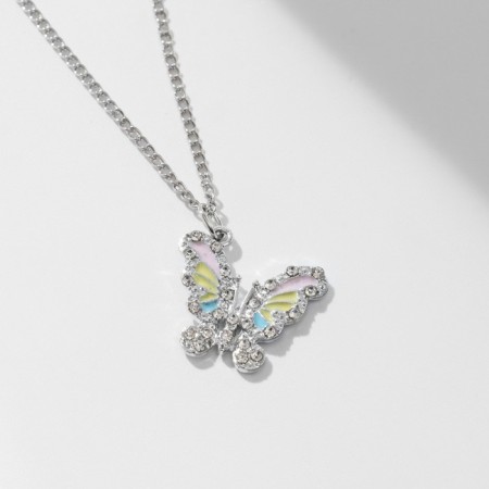 Piece "Butterfly" Assol, colored in silver, 40 cm