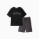 Pajama men's kaftan not found size 50, gray/black