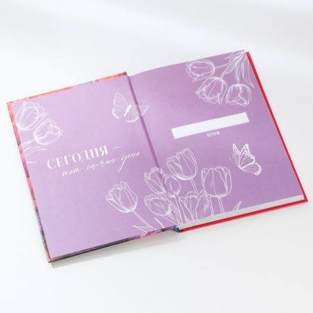 Creative diary, solid cover A5, 120 l. "Plan your life"-2