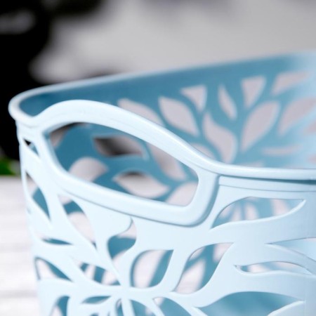 Storage basket "Leaves", plastic, 29.5 × 21.5 × 16 cm, color mix-2