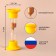 Set of sand clocks for 1, 2, 3, 5, 10 minutes