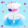 Soft toy "Bear Lappy" in a blue skirt